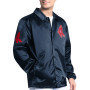 Navy Blue Boston Red Sox Point Man Coaches Jacket