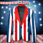 4Th Of July Independence Day Lapel Suits