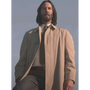 Keanu Reeves Good Fortune 2025 Gabriel Beige Coat