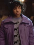 Priah Ferguson Stranger Things Erica Sinclair Purple Jacket