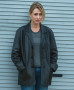 Laura All of You Imogen Poots Black Leather Blazer Coat