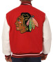 Chicago Blackhawks Red and White Jacket