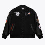 Philadelphia Flyers Black Out Wool/Leather Varsity Jacket