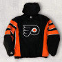 90’s Philadelphia Flyers  Black Hooded Jacket