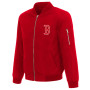 Boston Red Sox Nylon Bomber Red Jacket