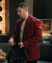 Nick Jonas A Very Jonas Christmas Red Blazer