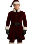 Winter Santa Claus Red Velvet Coat