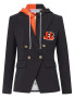 Womens NFL x Veronica Beard Cincinnati Bengals Dickey Jacket