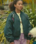 Imogen Faires Wild Cherry Grace Gibbons Green  Jacket