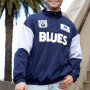Navy Blue Carlton Blues Pullover Jacket Free Shipping