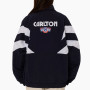 Full-Zip Carlton Blues Navy Blue Spray Jacket
