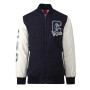 Navy and White Carlton Blues Collegiate Varsity Jacket