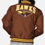 Brown Hawthorn Hawks Team Varsity Jacket