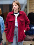 Robin Buckley Stranger Things Maya Hawke Red Jacket