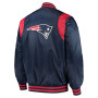 New England Patriots Bomber Full-Snap Jacket