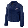 New England Patriots Women’s Puffer Cropped Jacket