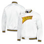 Golden State Warriors Classic White Satin Jacket