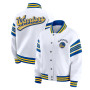 Golden State Warriors Color White Varsity Jacket