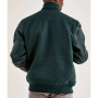 Boston Celtics Leather Varsity Jacket