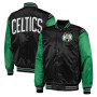 Boston Celtics Full Snap Satin Jacket for men