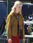 Elle Fanning Margo’s Got Money Troubles Cotton Jacket
