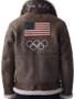 Olympics 2026 Team USA Leather Jacket
