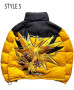 Pokemon Nuptse Puffer yellow Jacket for men