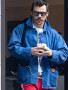 Harry Styles London 2025 Blue Jacket for men