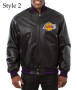 Los Angeles Lakers Leather Jacket for men