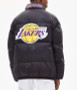 Los Angeles Lakers Black Puffer Jacket