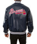 Atlanta Braves Leather Varsity Jacket
