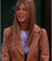 Jennifer Aniston Brown Leather Jacket