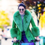 Kendall Jenner Green Coat