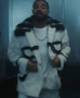 First Person Shooter Drake White Jacket