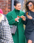 Bella Hadid Green Coat For Sale With Free Shipping