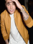 Justin Bieber Brown Leather Jacket