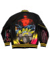 Rodeo Las Vegas Travis Scott Black Printed Racing Jacket