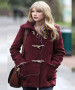 Taylor Swift Bound Seam Toggle Wool Coat