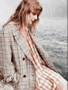 Taylor Swift Folklore Album Wool Coat