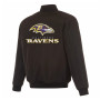 Baltimore Ravens Zip Up Bomber Jacket