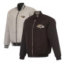 Baltimore Ravens Zip Up Bomber Jacket for men