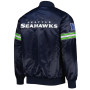 Seattle Seahawks Satin Bomber Jacket for men