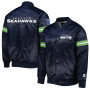Seattle Seahawks Satin Varsity Jacket.