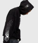 Spider Crest Oversized Fleece Hoodie for men
