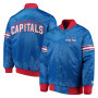 Washington Capitals Satin Blue Varsity Jacket