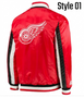 Detroit Red Wings Bomber Jacket in 4 Different Styles