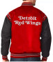 Detroit Red Wings Varsity Satin Jacket