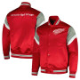 Detroit Red Wings Red Full Snap Jacket