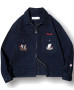 Navy Parsels Port Boxy Work Cotton Jacket