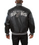 San Antonio Spurs Black Leather Jacket
